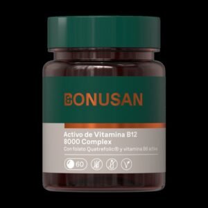 Vitamina B12 activa 8000 Complex · Bonusan · 60 comprimidos