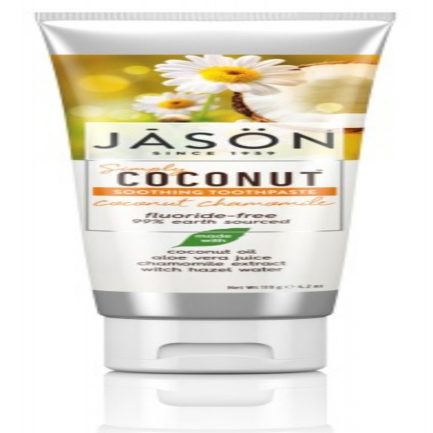 Dentífrico Coco-Camomila Calmante · Jasön · 119 gramos