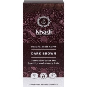 Tinte Vegetal Castaño Oscuro · Khadi · 100 gramos