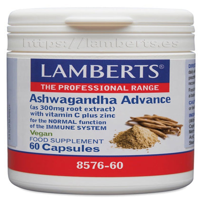 Ashwagandha Advance · Lamberts · 60 cápsulas