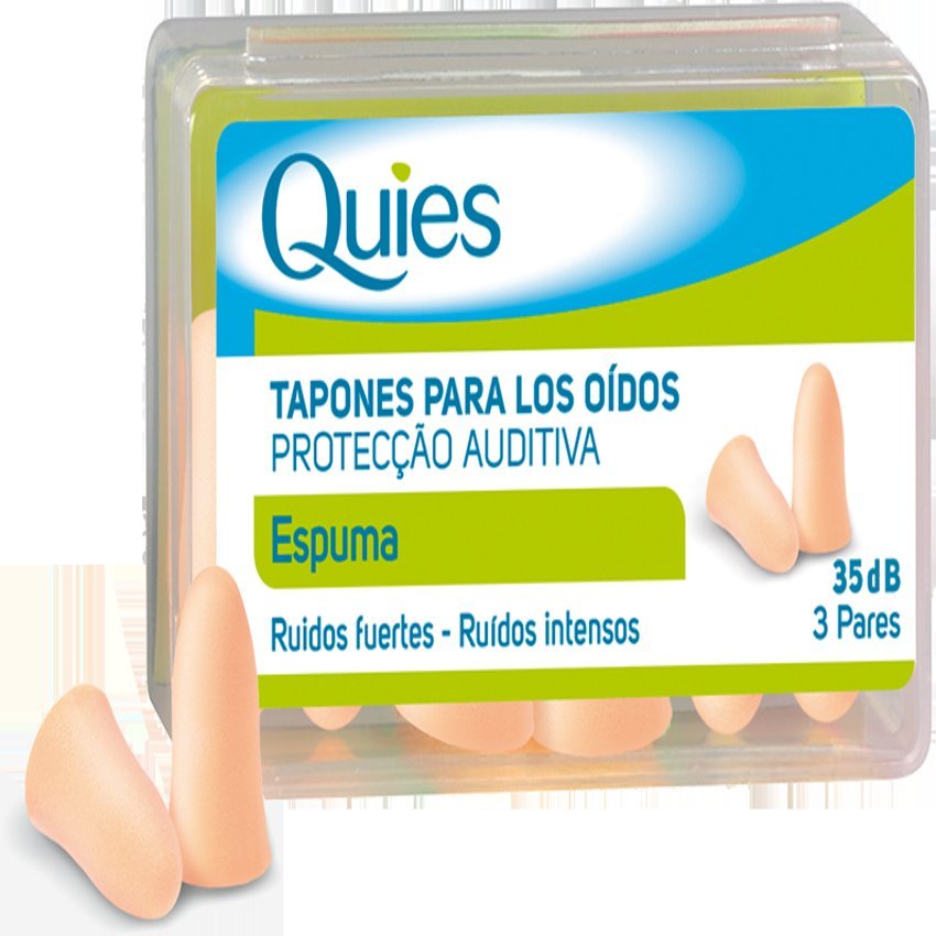 Tapones de Espuma - Carne · Quies · 6 unidades