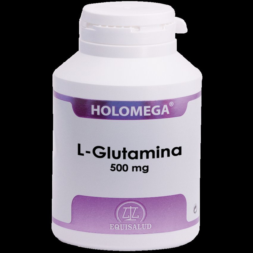 Holomega L-Glutamina · Equisalud · 180 cápsulas