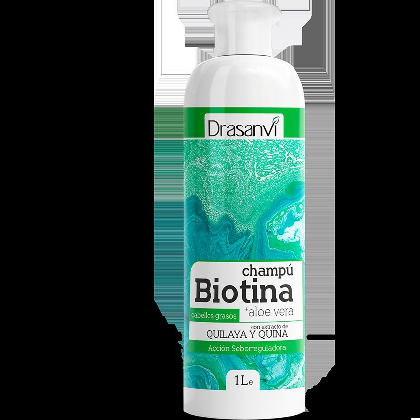 Champú Biotina y Aloe Vera - Cabellos Grasos · Drasanvi · 1 litro