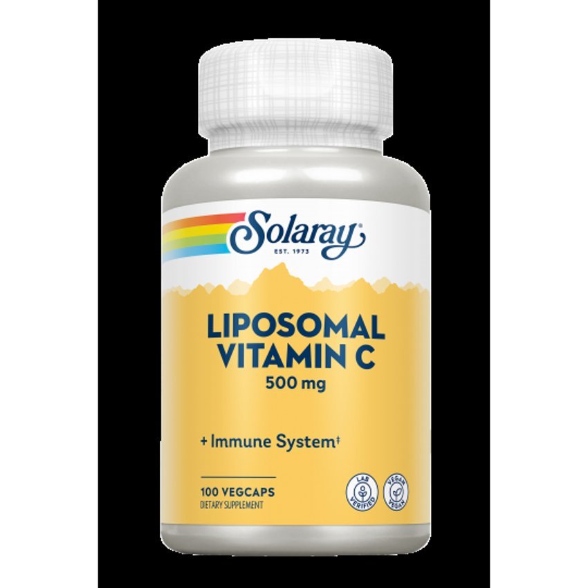 Liposomal Vitamina C 500 mg · Solaray · 100 cápsulas
