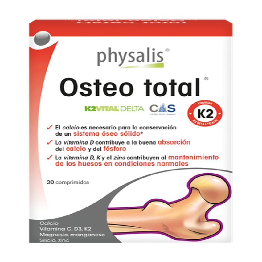 Osteo Total · Physalis · 30 comprimidos
