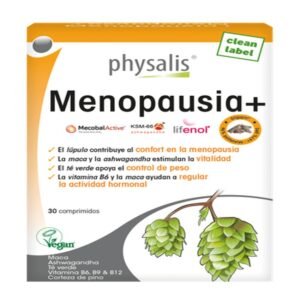 Menopausia+ · Physalis · 30 comprimidos