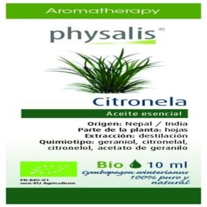 Aceite Esencial de Citronela · Physalis · 10 ml