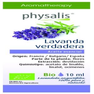 Aceite Esencial de Lavanda Verdadera · Physalis · 10 ml