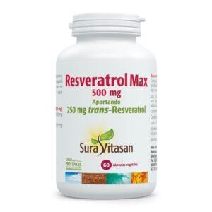 Resveratrol Max 500 mg · Sura Vitasan · 60 cápsulas
