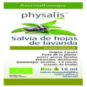 Aceite Esencial de Salvia de Hojas de Lavanda · Physalis · 10 ml