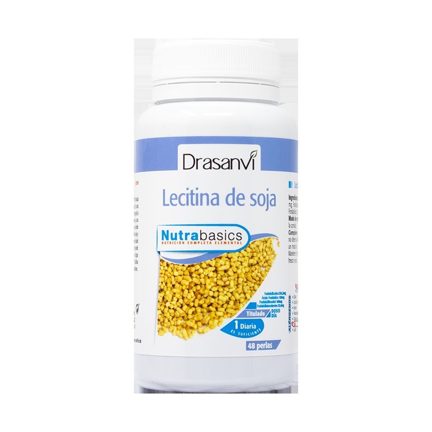 Lecitina de Soja 1.200 mg · Drasanvi · 48 perlas