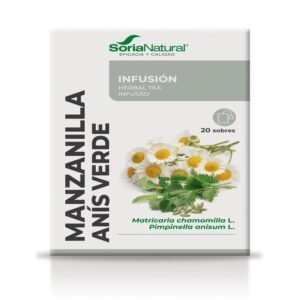 Manzanilla con Anís Verde Infusión · Soria Natural · 20 filtros