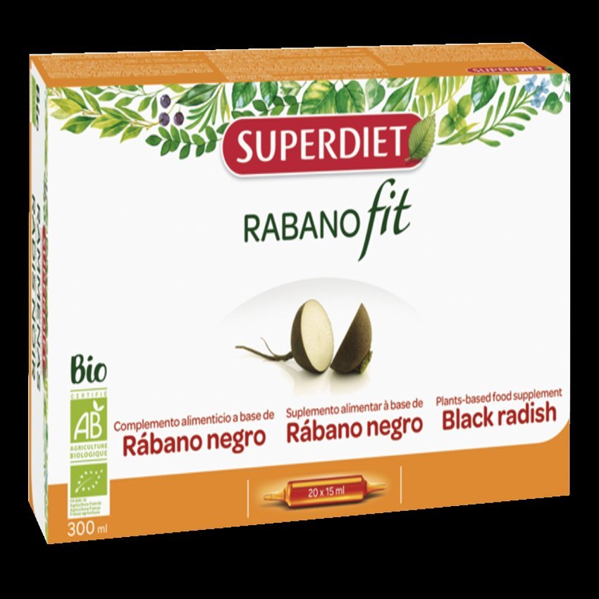 Rabanofit BIO · Superdiet · 20 ampollas