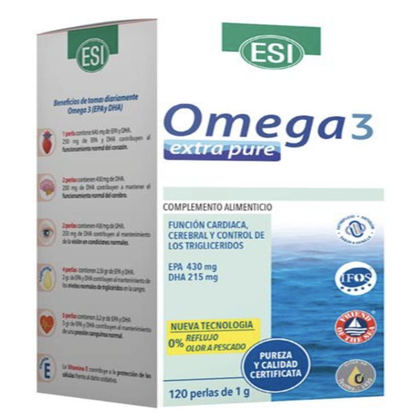 Omega 3 Extra Pure · ESI · 120 perlas