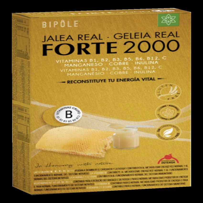 Bipole Jalea Real Forte 2000 · Dietéticos Intersa · 20 viales