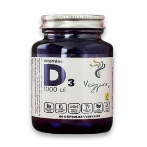 Vitamina D3 1000 UI · Veggunn · 60 cápsulas