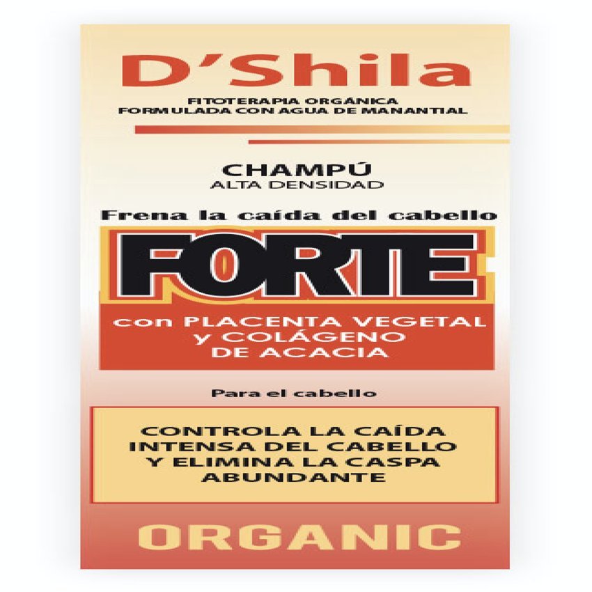Champú Alta Densidad Forte · D'Shila · 125 ml