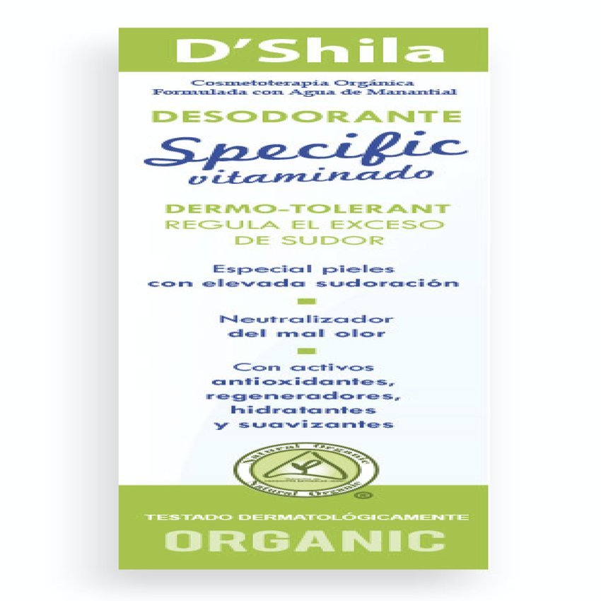 Desodorante Specific Vitaminado · D'Shila · 50 ml
