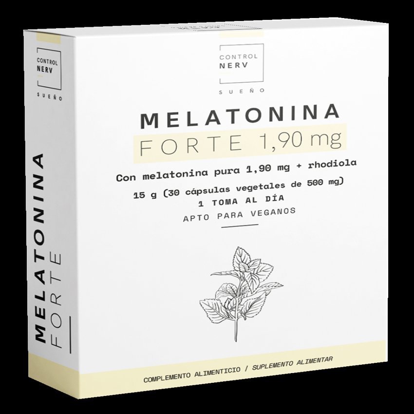 Melatonina Forte 1,90 mg · Herbora · 30 cápsulas