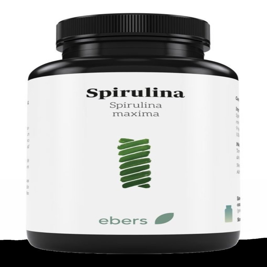 Spirulina 400 mg · Ebers · 100 comprimidos