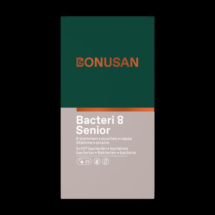 Bacteri 8 Senior · Bonusan · 28 cápsulas