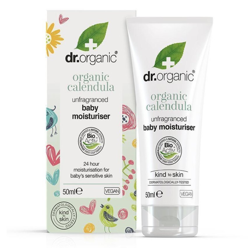 Crema Hidratante para Bebé · Dr. Organic · 50 ml