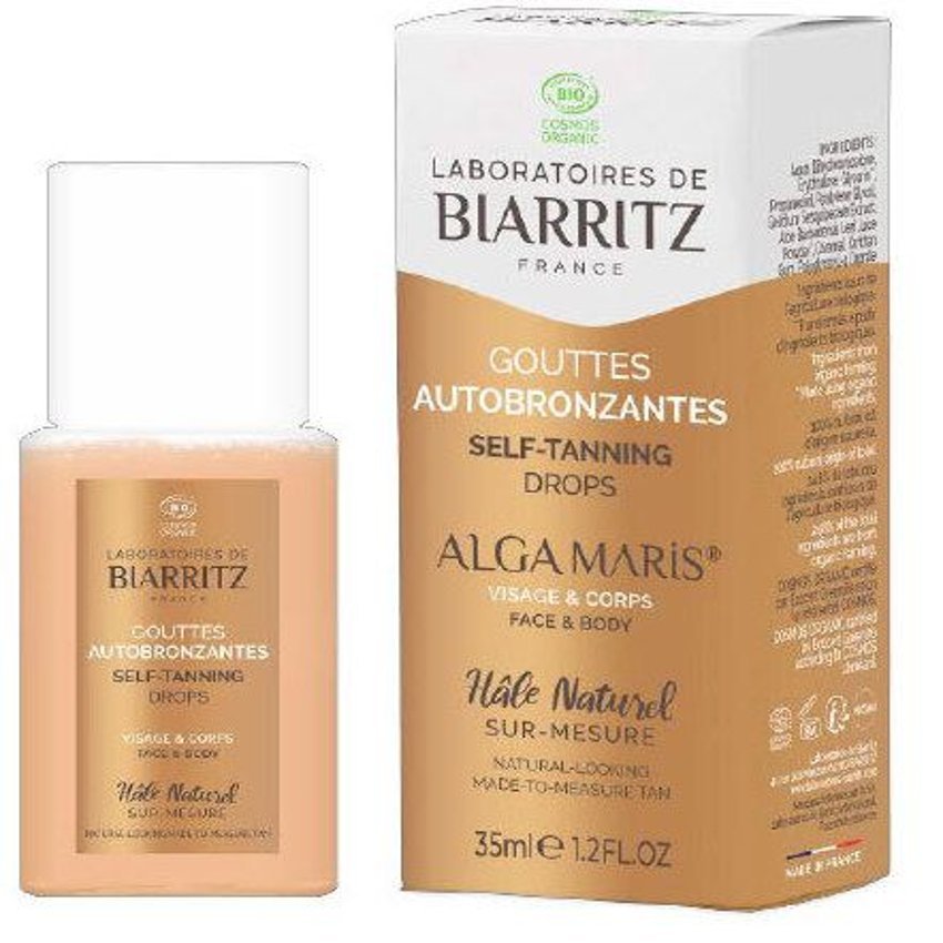 Gotas Autobronzeadoras Cara & Cuerpo · Alga Maris · 30 ml