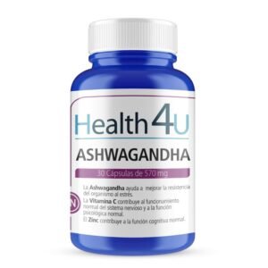 Ashwagandha · Health4U · 30 cápsulas