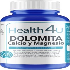 Dolomita, Calcio y Magnesio · Health4U · 60 comprimidos