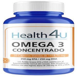 Omega 3 Concentrado · Health4U · 30 cápsulas