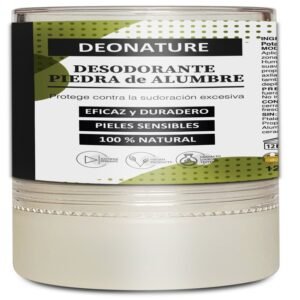 Desodorante Piedra de Alumbre · Sanon · 120 gramos