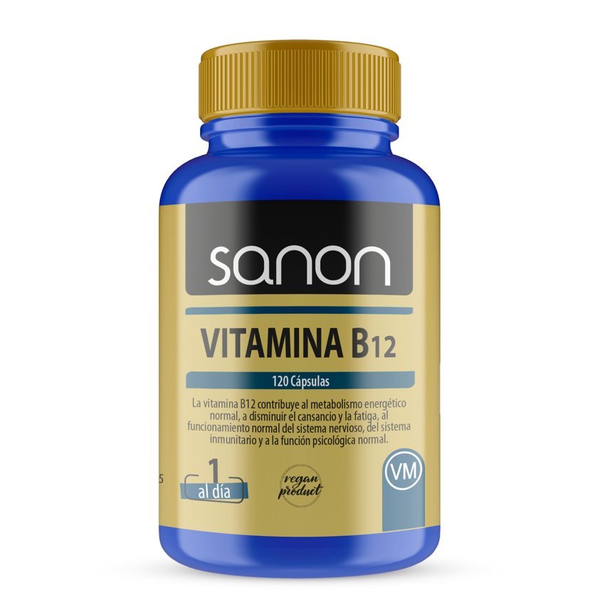 Vitamina B12 · Sanon · 120 cápsulas