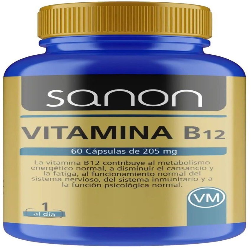Vitamina B12 · Sanon · 60 cápsulas