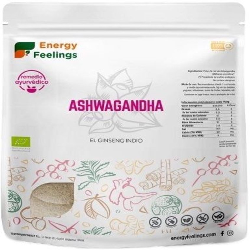 Ashwagandha en Polvo · Energy Feelings · 1 kg