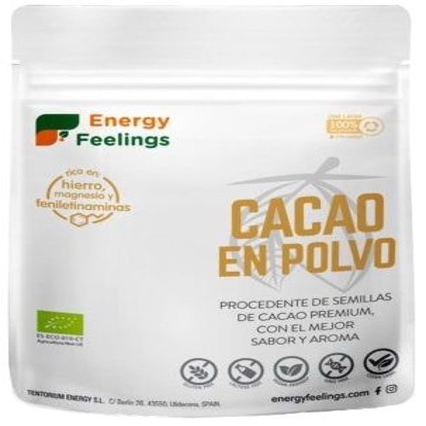 Cacao en Polvo · Energy Feelings · 200 gramos