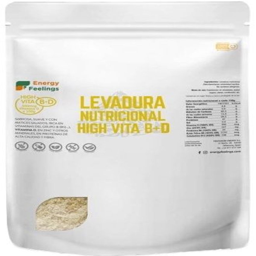 Levadura Nutricional High Vita B+D en Copos · Energy Feelings · 1 kg