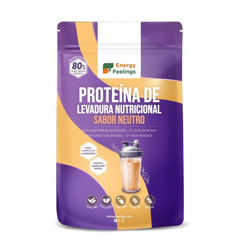 Proteína De Levadura Nutricional 80% Neutro · Energy Feelings · 1 kg