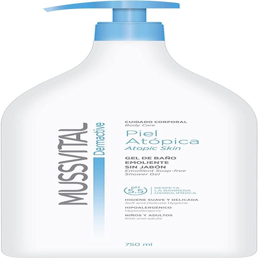 Mussvital Dermactive Gel de Baño Piel Atópica · Mussvital · 750 ml