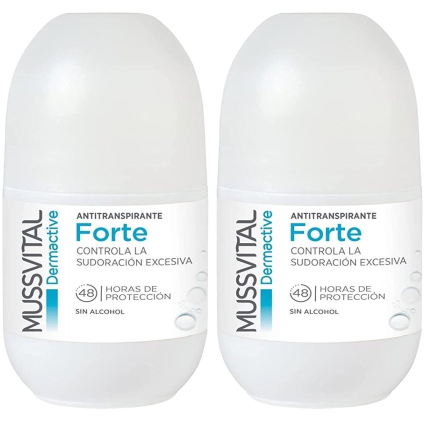 Pack Desodorante Roll-On Antitranspirante Forte · Mussvital · 2x75 ml