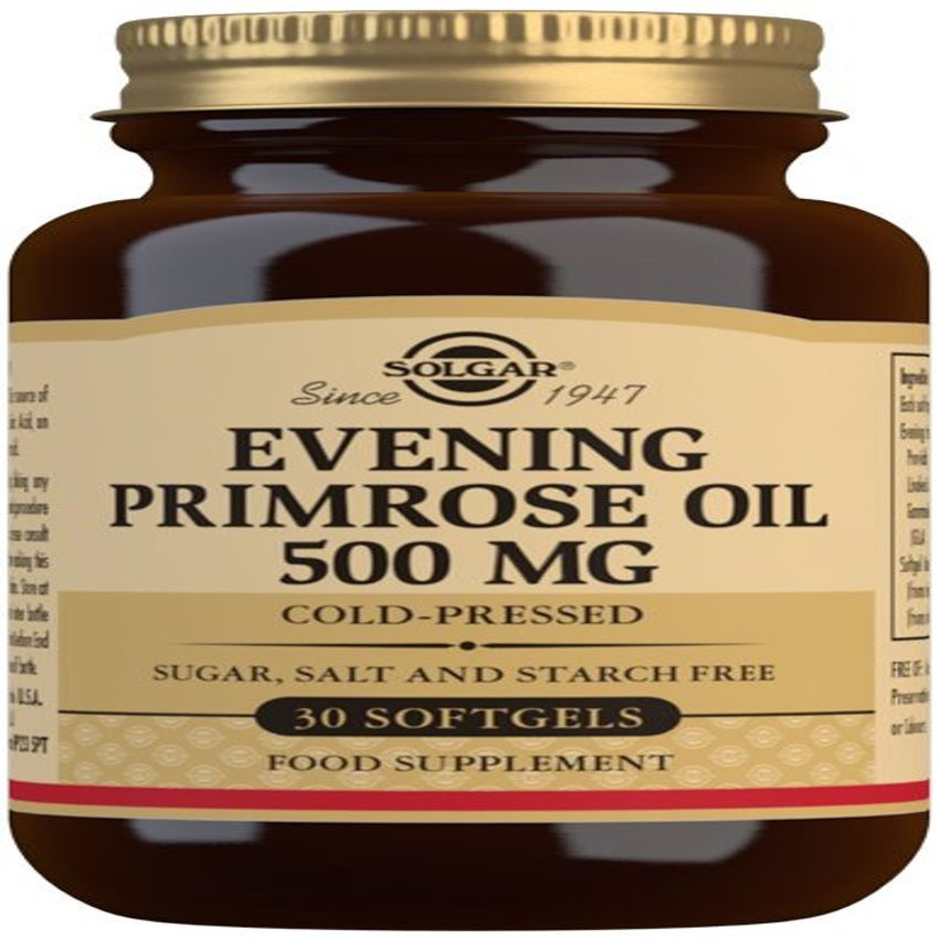 Aceite de Prímula de Rosa 500 mg · Solgar · 30 perlas