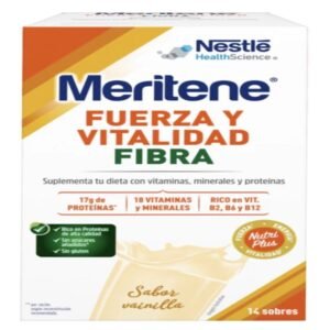 Meritene Fuerza y Vitalidad Fibra Vainilla · Nestle · 14 sobres