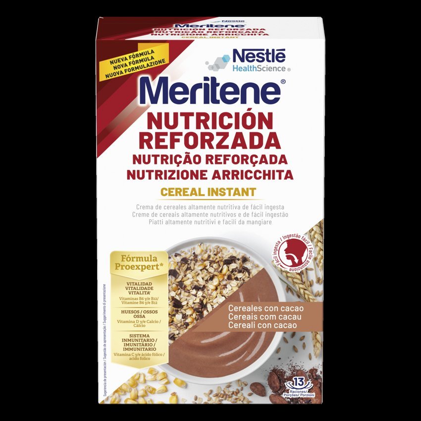Meritene Cereal Instant - Cereales con Cacao · Nestlé · 520 gramos