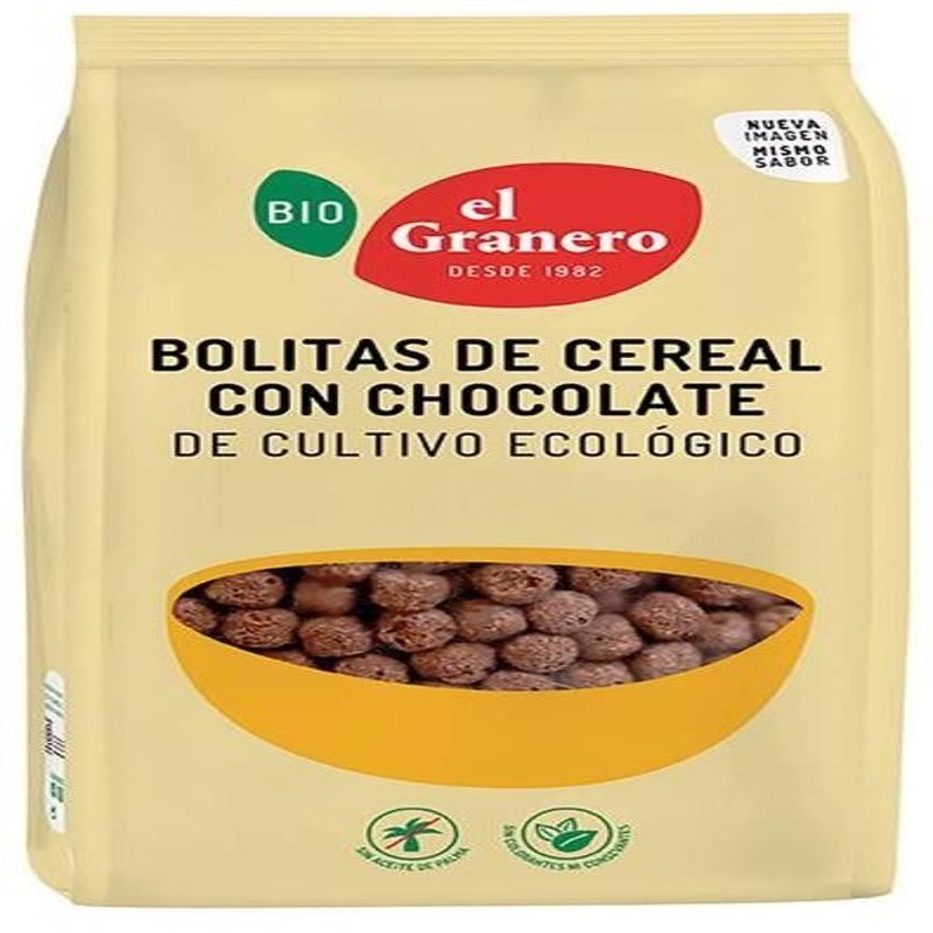 Bolitas de Cereales con Chocolate · El Granero Integral · 300 gramos