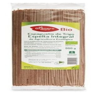 Espaguetis de Trigo Espelta Integral · El Granero Integral · 500 gramos