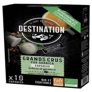 Cápsulas Biodegradables Pur Arábica Grands Crus · Destination · 10 unidades