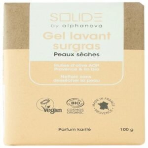 Gel de Baño Sólido para Piel Seca · Alphanova · 100 gramos