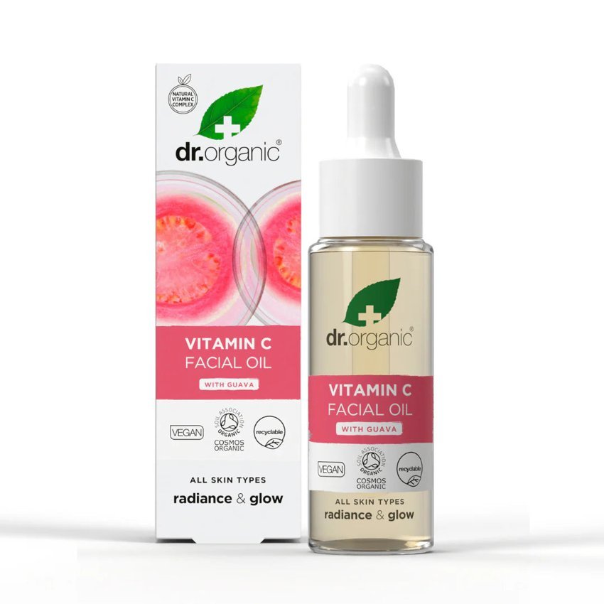 Serum Facial Iluminador de Guayaba · Dr Organic · 30 ml