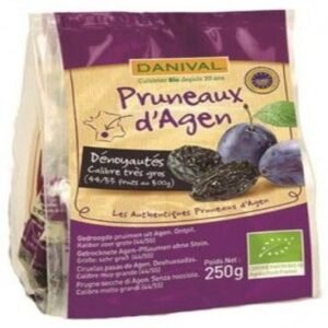 Ciruelas Pasas Grandes Bio · Danival · 250 gramos