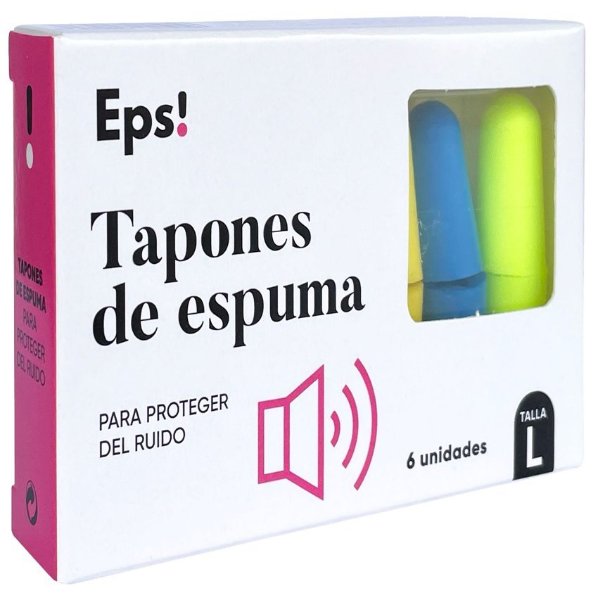 Tapones de Espuma - Talla L · Eps! · 6 unidades