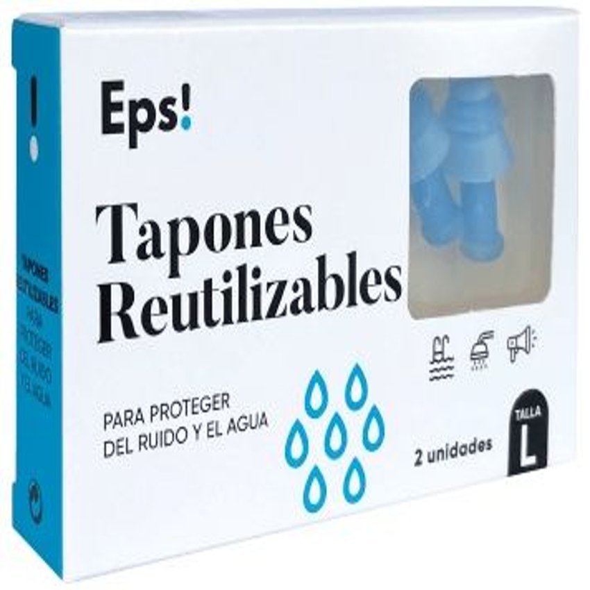 Tapones Reutilizables - Talla L · Eps! · 2 unidades